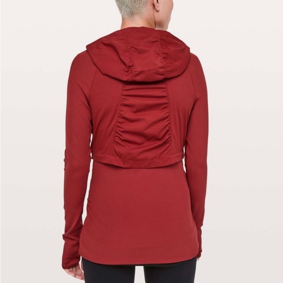 Lululemon reversible dance studio jacket, GUC Bumble Berry - Picture 4 of 6